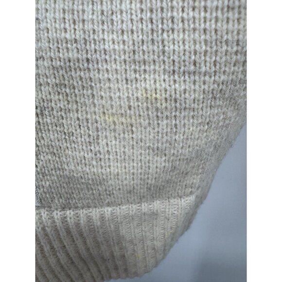 Vintage Gap Women Medium Coat Lambswool Funnel Neck Y2K Retro Cozy Indie Preppy - Picture 11 of 15